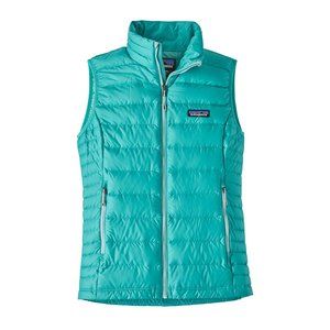 Teal Patagonia Goosedown Puffer Vest XS